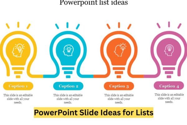 PowerPoint Slide Ideas for Lists